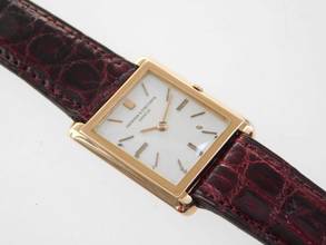 Thumbnail von Vacheron Constantin Tank Ultra Thin 18 Karat Rotgold RARE Kaliber 1003 Handaufzug 4,5mm flach unpolished original condition Rare