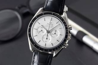  Omega Speedmaster Chronograph 18k Weissgold Handaufzug Ref. 310.63.42.50.02.001 