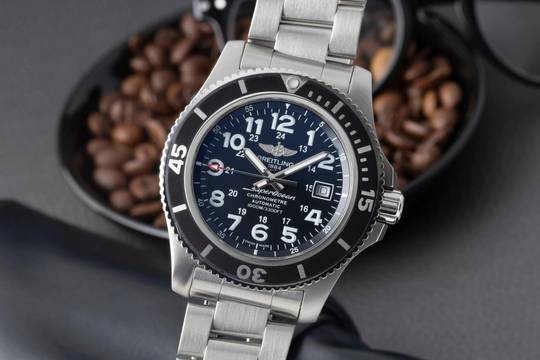  Breitling Superocean II 44 Black Automatik Stahl Ref. A17392D7/BD68 B&P 2020 