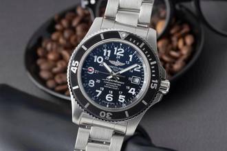  Breitling Superocean II 44 Black Automatik Stahl Ref. A17392D7/BD68 B&P 2020 