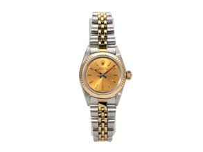 Thumbnail von Rolex Oyster Perpetual 26 Edelstahl Gelbgold 67193 Champagner Jubile-Band