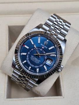 Rolex Sky-Dweller 326934 Blue Dial - Jubilee Bracelet Very Good 99% Full Set 2023 