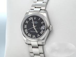 Thumbnail von Rolex Datejust 31 31mm 178240 2015 Edelstahl Automatik Damenuhr Stahl Stainless Steel Oyster-band Chronometer Black Dial
