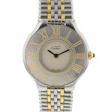  Cartier 21 Must de Cartier GM Steel Gold Serviced '26 