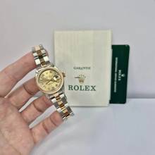 Thumbnail von Rolex Lady-Datejust Ouro & Aço & Diamantes 26mm Automático Completo