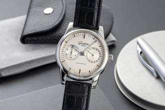  Glashütte Original Senator Stahl Automatik Herren Ref 1-39-58-02-02-04 Box & Papiere 2011 