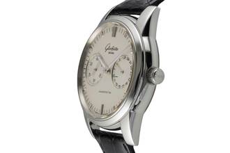 Thumbnail von Glashütte Original Senator Stahl Automatik Herren Ref 1-39-58-02-02-04 Box & Papiere 2011