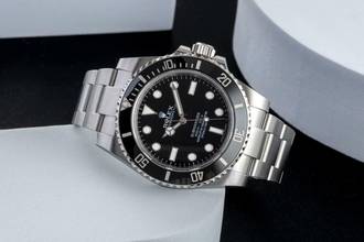 Thumbnail von Rolex Submariner (No Date) Stahl Automatik Herrenuhr Ref. 114060