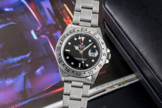  Rolex Explorer II Black Dial Edelstahl Automatik Herrenuhr Ref. 16570 T-Serie 