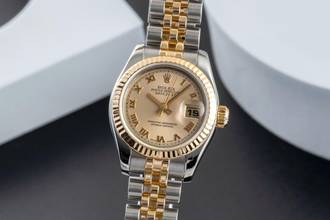 Thumbnail von Rolex Lady-Datejust Stahl / Gold Automatik Oyster Perpetual Ref 179173 B&P 2005