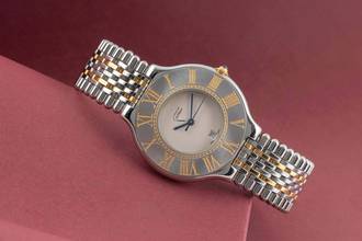 Thumbnail von Cartier 21 Must de Cartier XL Stahl / vergoldet Quarz Ref. W10052F4