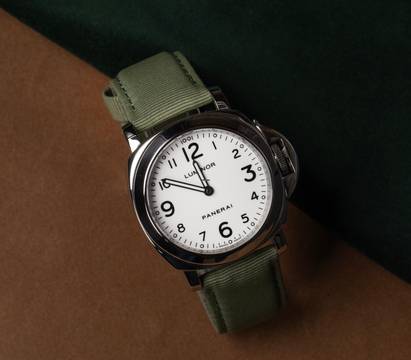  Panerai Luminor Base Rare White Dial 