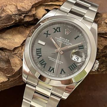  Rolex Datejust 41 Datejust 41 Wimbledon - FULLSET 2021 LC100 - Ref. 126300 German papers LC100 + first owner invoice 
