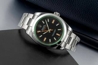 Thumbnail von Rolex Milgauss Edelstahl Automatik Herrenuhr Ref. 116400GV Papiere 2014