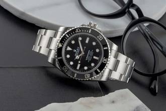 Thumbnail von Rolex Submariner (No Date) Stahl Automatik Herrenuhr Ref. 114060 Box