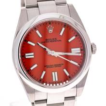 Thumbnail von Rolex Oyster Perpetual 41 Red – 124300 – like NEW – 2020 Full Set