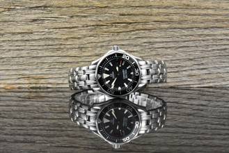  Omega Seamaster Diver 300 M Quarz Lady 2282.50 Black Dial - Vintage 