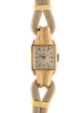  Omega Ladies NOS 18 k Rose Gold 1940s 