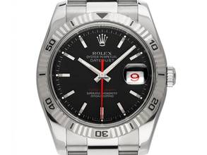  Rolex Datejust Turn-O-Graph Turn-O-Graph Red Date Ref.116264 2007 Full Set sehr gut Vintage Datejust Turn-O-Graph Stahl 18kt Weißgold Red Date 