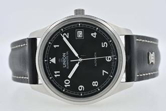  Union Glashütte Pilots Fliegeruhr 26-11-07-47-10 Tritium Vintage 