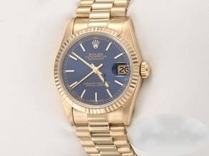Thumbnail von Rolex Datejust 31 31mm Gelbgold 750 Automatik Rolex-service: 2025 18kt Yellow Gold Damen President-band Chronometer Oyster White Dial