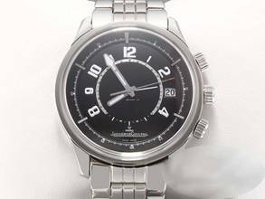  Jaeger-LeCoultre AMVOX Aston Martin 190.8.97 2010 Edelstahl Automatik Alarm Steel Black Dial 
