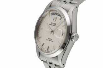 Thumbnail von Tudor Prince Date Day Silver Dial Edelstahl Automatik Herrenuhr Ref. 76200