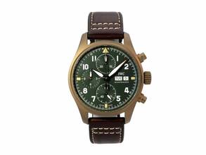  IWC Fliegeruhr Spitfire Chronograph Pilot's Watch Chronograph Spitfire IW387902 Bronze 