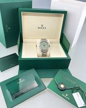Thumbnail von Rolex Oyster Perpetual 41 Pistachio 02/2026 Ref. 134300 neu/ungetragen Full Set deutsche Auslieferung (LC100) Rolex Price-Hangtag