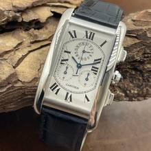 Thumbnail von Cartier Tank Américaine Tank Americaine Chronograph - FULLSET 2002 - Ref. W2603356