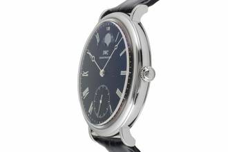 Thumbnail von IWC Portofino Handaufzug Vintage Portofino Moonphase Handaufzug Stahl Ref. IW544801 Papiere