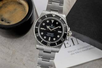 Thumbnail von Rolex Submariner (No Date) Edelstahl Automatik Herrenuhr Ref. 124060 B&P 2020