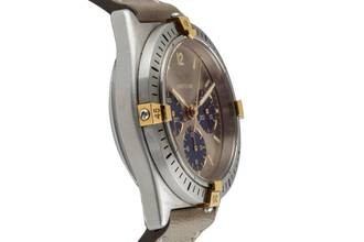 Thumbnail von Breitling Callisto Chronograph Stahl vergoldet Handaufzug Herrenuhr Ref. 80520