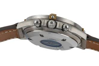 Thumbnail von Breitling Callisto Chronograph Stahl vergoldet Handaufzug Herrenuhr Ref. 80520