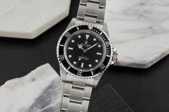 Thumbnail von Rolex Submariner (No Date) Stahl Automatik Herrenuhr Ref. 14060 W-Serie