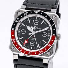  Bell & Ross BR 03 BR0393 GMT 42mm – BR0393-BL-ST/SCA – like NEW – 10/2025 Full Set 