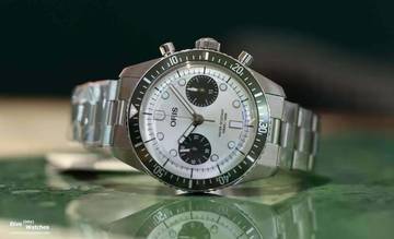 Oris Divers Sixty Five Chronograph NEW FULL SET 