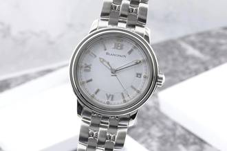 Thumbnail von Blancpain Léman Ultra Slim Automatik Edelstahl Herrenuhr Ref. 2100-1127-11 Box