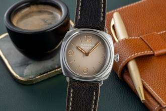 Thumbnail von Panerai Radiomir Officine Patina Stahl Handaufzug PAM01350 B&P