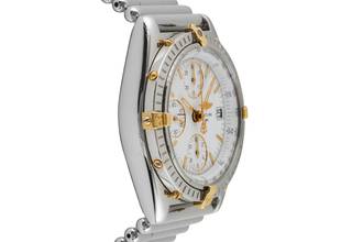 Thumbnail von Breitling Chronomat Chronograph Stahl / Gold Automatik Ref. B13050.1