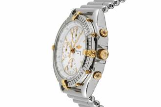 Thumbnail von Breitling Chronomat Chronograph Stahl / Gold Automatik Ref. B13050.1