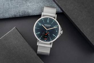 Thumbnail von NOMOS Tangente Sport Stahl Automatik Herrenuhr Ref. 501 Papiere 2020