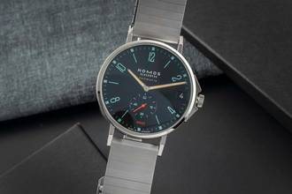 Thumbnail von NOMOS Tangente Sport Stahl Automatik Herrenuhr Ref. 501 Papiere 2020