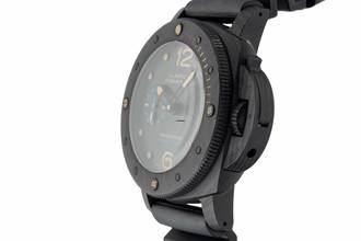 Thumbnail von Panerai Luminor Submersible 1950 3 Days Automatic Carbon Automatik Herrenuhr Ref. PAM00616 B&P 2016