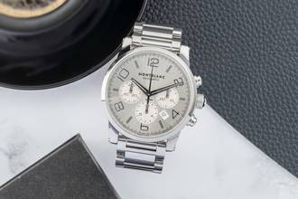  Montblanc Timewalker Chronograph Stahl Automatik Herrenuhr Ref. M29430 7069 