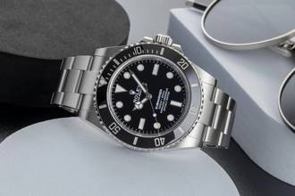 Thumbnail von Rolex Submariner (No Date) Edelstahl Automatik Herrenuhr Ref. 124060 B&P 2023
