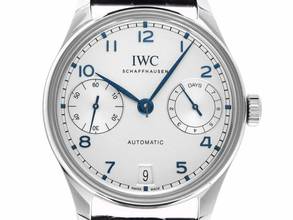 Thumbnail von IWC Portugieser Automatik Ref.IW501702 2025 Full Set Ungetragen Portugieser Automatic Krokoleder Faltschließe
