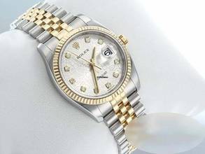 Rolex Datejust 36 36mm 116233 2016 Diamanten Stahl Gelbgold 750 Automatik 