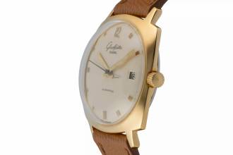 Thumbnail von Glashütte Original Spezimatic Messing vergoldet Automatik Herrenuhr Vintage Klassiker