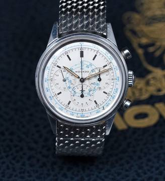 Movado M95 Chronograph Sub Sea with Rare Dial and Bracelet Vintage